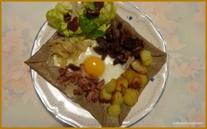 recette - Galette à la périgourdine