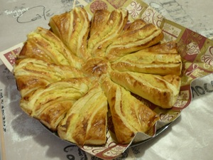 recette - Galette des rois torsadée