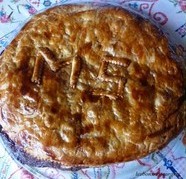 recette - Galette des rois amandine poires chocolat