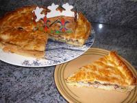 recette - Galette des rois chocolat, poires et bananes