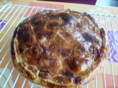 recette - Galette à la crème pâtissière