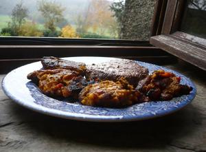 recette - Galettes de potimarron et poivron