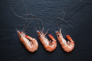 recette - Gambas au beurre de vanille