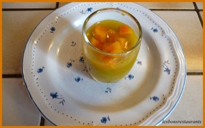 recette - Gaspacho aux courgettes et au curcuma