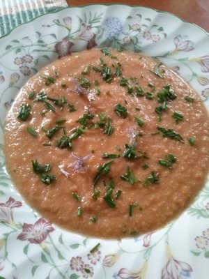 recette - Gaspacho concombre poivron tomate