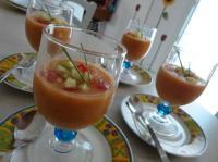 recette - Gaspacho aux tomates et concombre