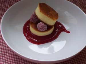 recette - Gâteau au fromage blanc et framboise