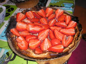 recette - Gâteau aux fraises