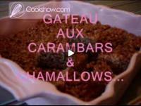 recette - Gâteau aux carambars et chamallows