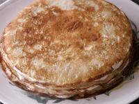 recette - Gâteau de crêpes aux pommes