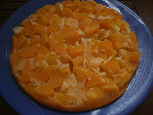 recette - Gâteau léger à la mangue