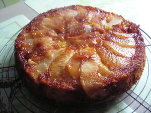 recette - Gâteau moelleux aux poires et caramel