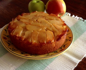 Gâteau renversé aux pommes