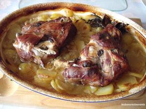 recette - Gigot d'agneau boulangère