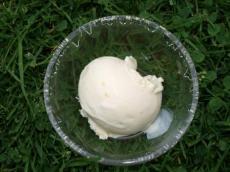 recette - Glace au lait et au citron