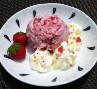 recette - Glace à la fraise 