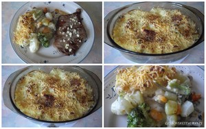 recette - Gratin aux 7 légumes, sauce vin blanc