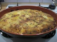 recette - Gratin de courgettes et riz à la viande