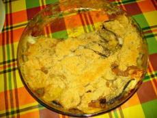 recette - Gratin d'aubergines à la banane plantain