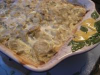 recette - Gratin d'endives au saumon fumé, riz et champignons