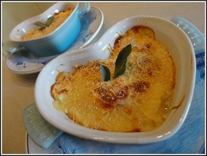 recette - Gratin d'oeufs durs au jambon et au curry