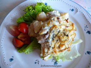 recette - Gratin de pommes de terre aux fromages