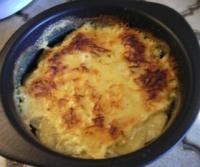 recette - Gratin pommes de terre, courgettes et champignons