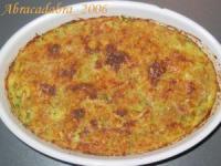 recette - Gratin de riz et courgettes au munster