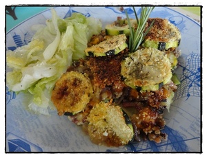 recette - Hachis de boeuf et courgettes