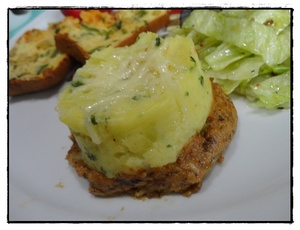 recette - Hachis parmentier de rillettes hareng et saumon