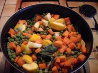 recette - Jardinière de légumes aux pâtissons et fenouil braisé