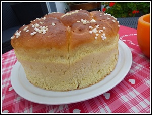 recette - La brioche de Nathan au thermomix