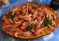 Langoustines au court-bouillon