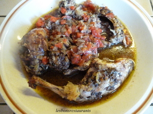 Lapin à la tapenade