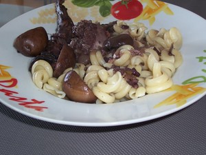 recette - Lapin au Merlot