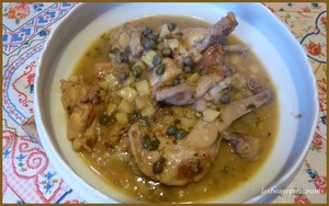 recette -  Lapin aux panais et au Noilly Prat