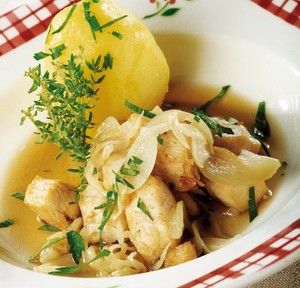 recette - Lapin au thym et au citron