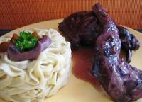 Lapin au vin rouge