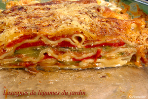 recette - Lasagnes aux poivrons, courgettes et aubergines