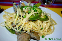 recette - Linguine alla vongole verde