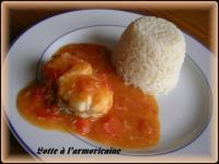 recette - Lotte à l'armoricaine et écorce d'orange