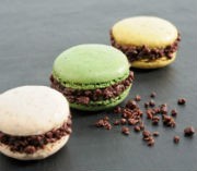 recette - Macarons au roquefort et au chocolat pétillant