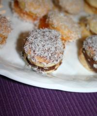 recette - Macarons coco et confiture