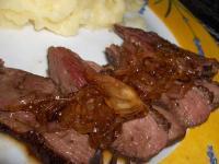 recette - Magrets de canard et sa compotée d'échalotes au vinaigre de framboises