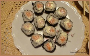 Makis au saumon et au schwarzwälder