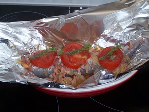 recette - Merluchon en papillote