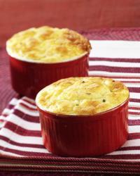 recette - Mini-soufflés au chou-fleur et à l'emmental