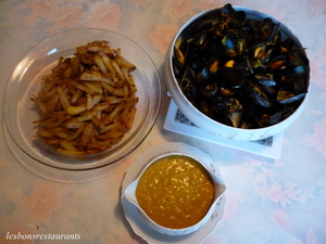 recette - Moules au curcuma