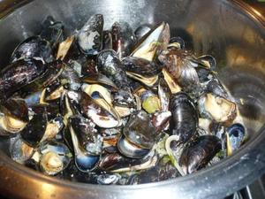 recette - Moules au vin blanc