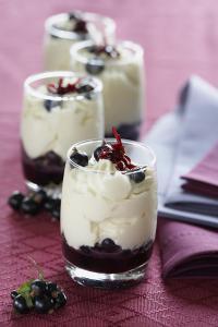 recette - Mousse de citron aux cassis